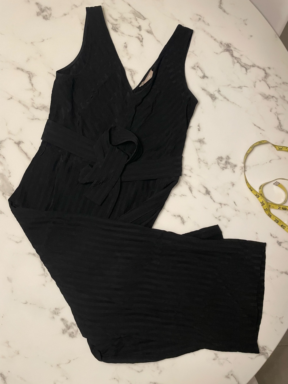 Everlane Black Cropped Jumpsuit